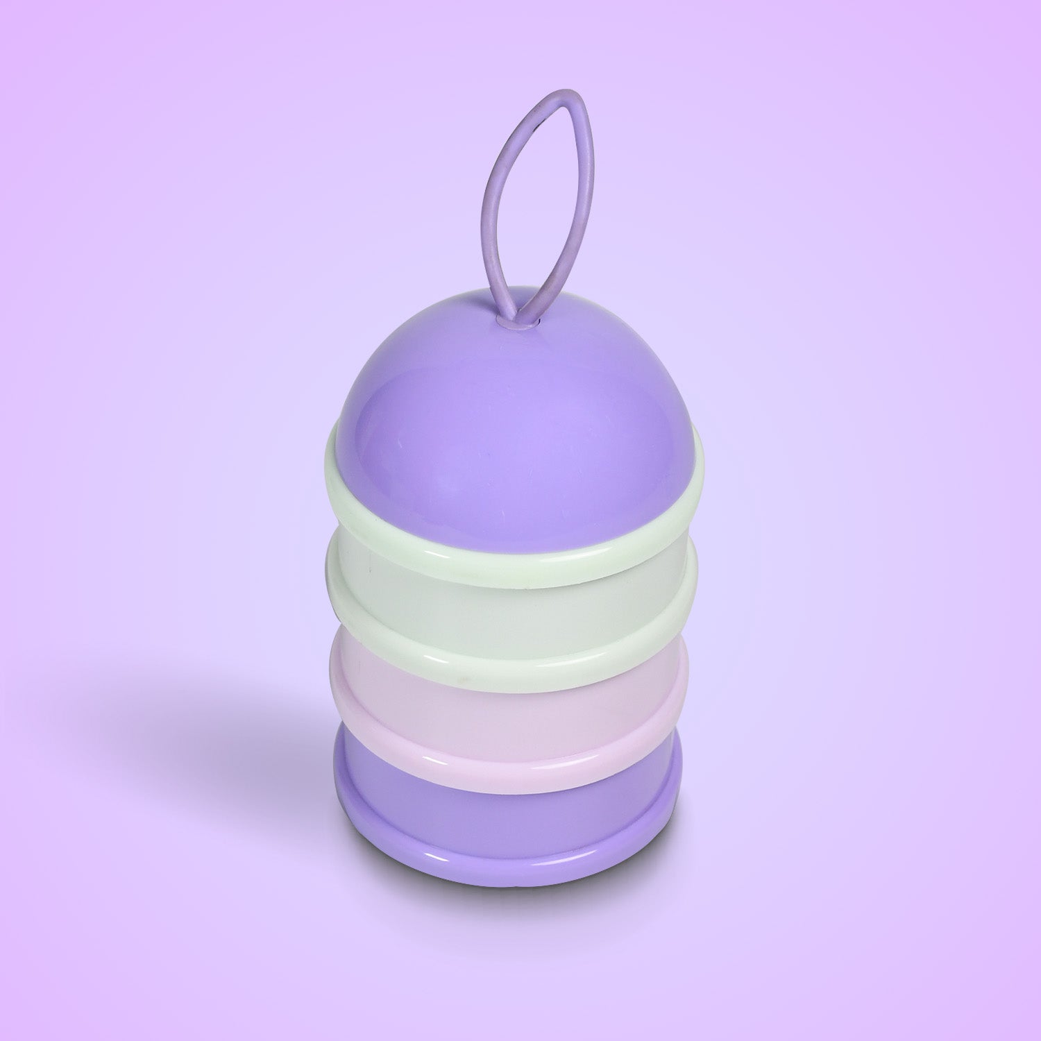 Milk powder storage box in purple Milk powder storage box in purple